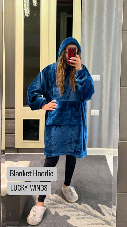 Blue Blanket Hoodie